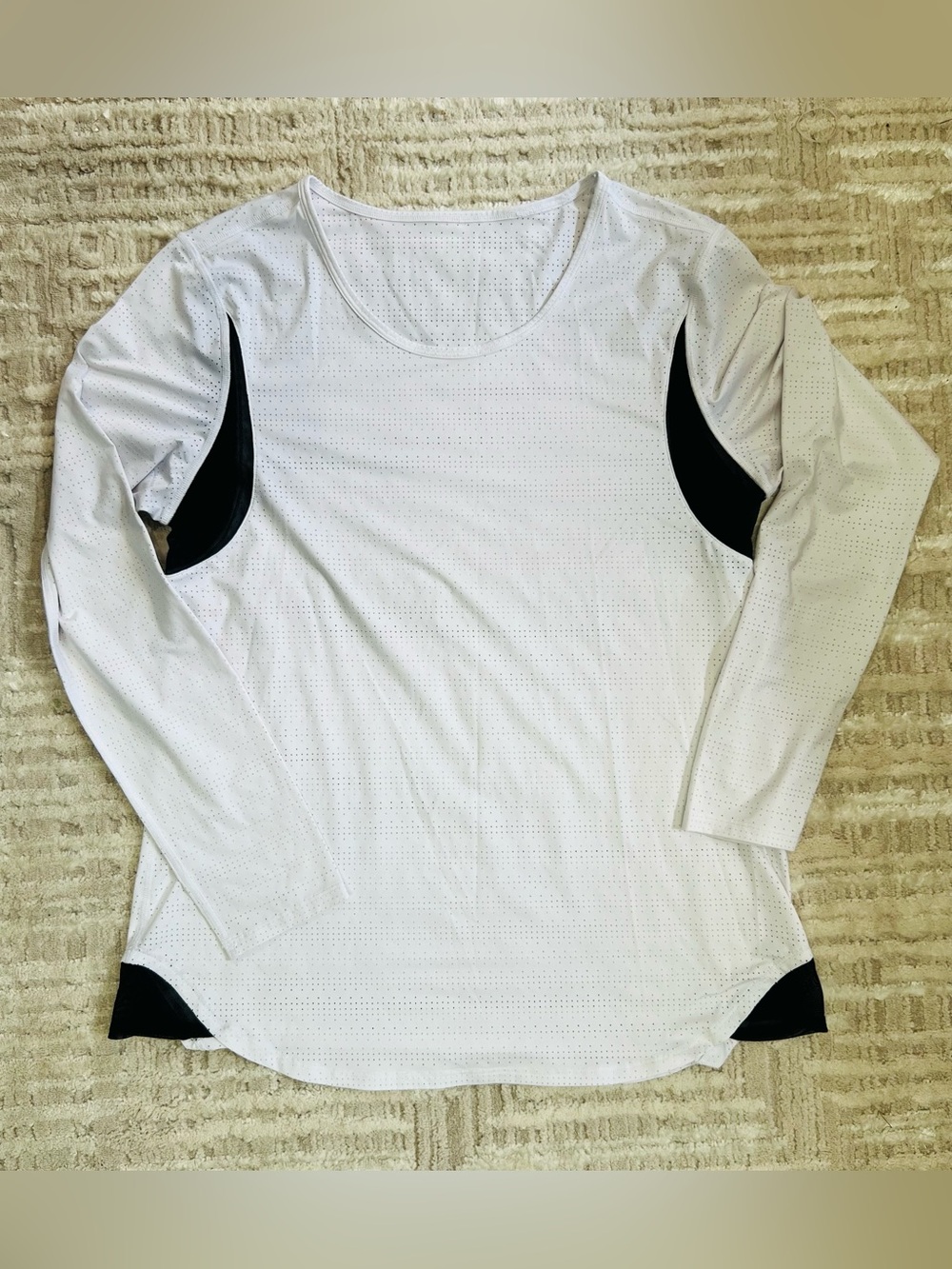 Women’s Perforated Active Top Armpit Breathable Mesh No Tags Medium